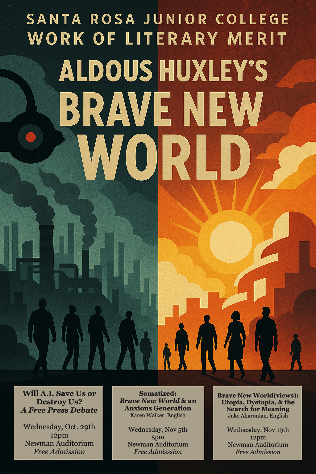 poster for Brave New World lectures