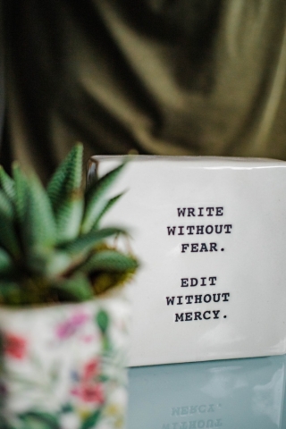 write without fear edit without mercy